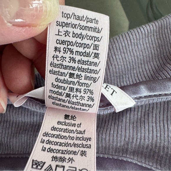 VICTORIA'S SECRET SoSoft Modal Ribbed Tank & Pants Set - Lilac - Picture 7 of 8